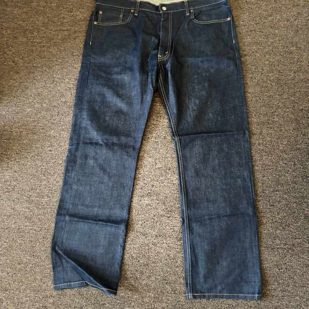 Levi's Dark Indigo Straight Jeans